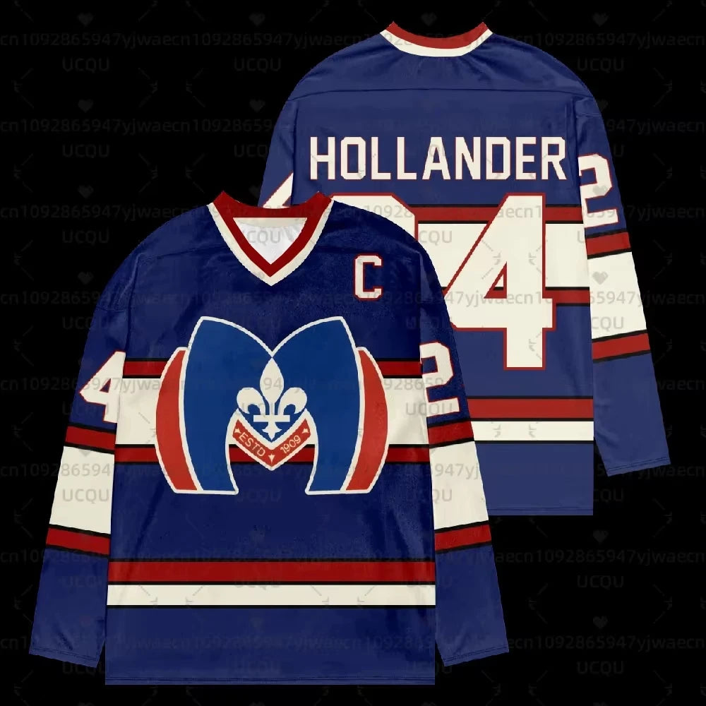 Rivalry V-Neck Long Sleeve Tee β Unisex Hockey-Inspired Jersey Top