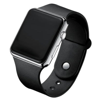 LED Digital Sport Watch — Unisex Silicone Band Casual Watch