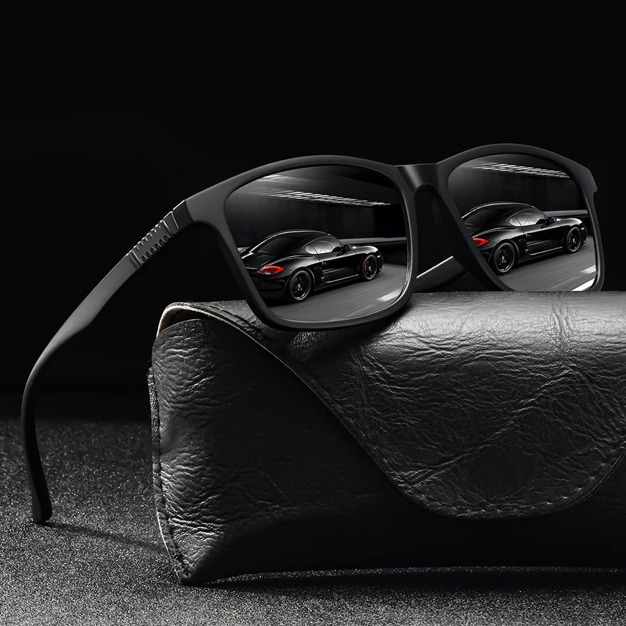 6-Piece Vintage Square Sunglasses Set | Anti-Glare Retro Eyewear