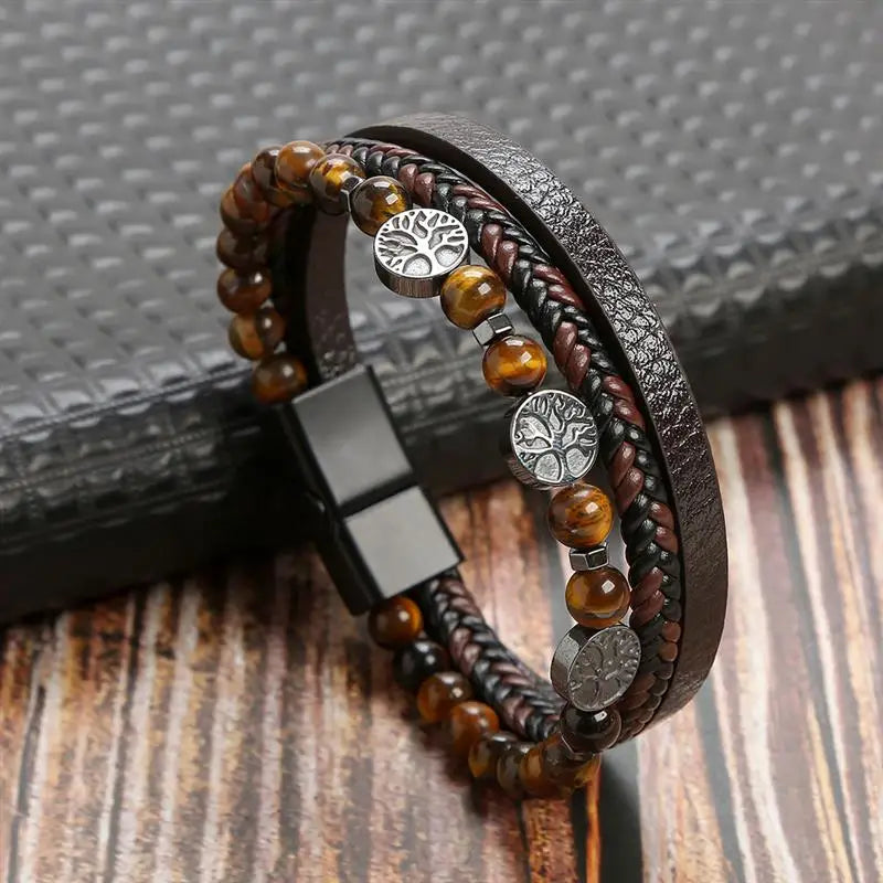 Woven Leather Bracelet