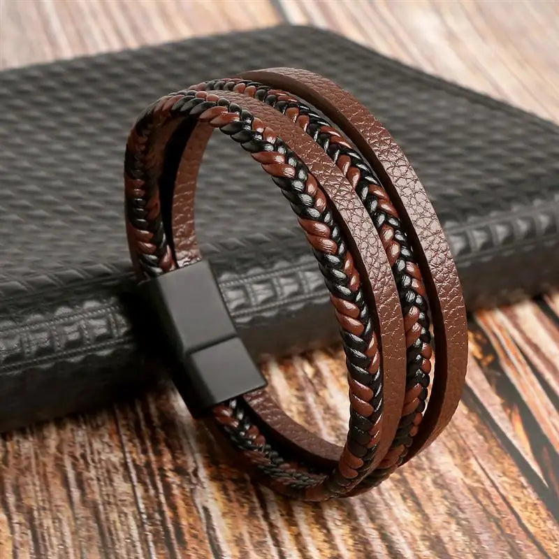 Woven Leather Bracelet
