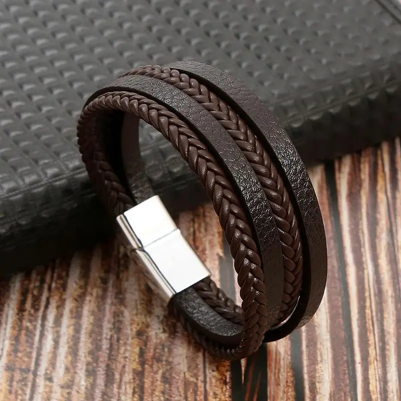 Woven Leather Bracelet