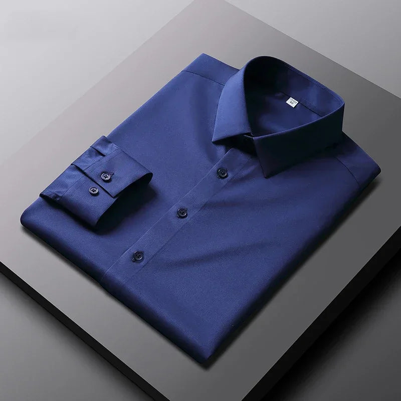 Mens wrinkle free smart shirt