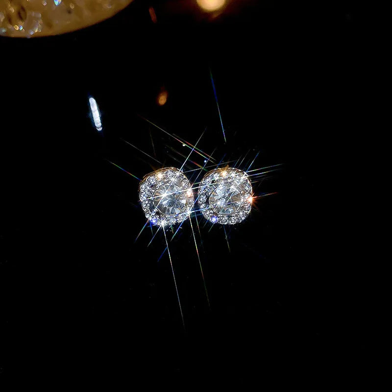 Zircon Stud Earrings