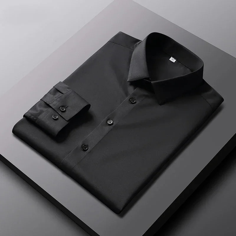 Mens wrinkle free smart shirt