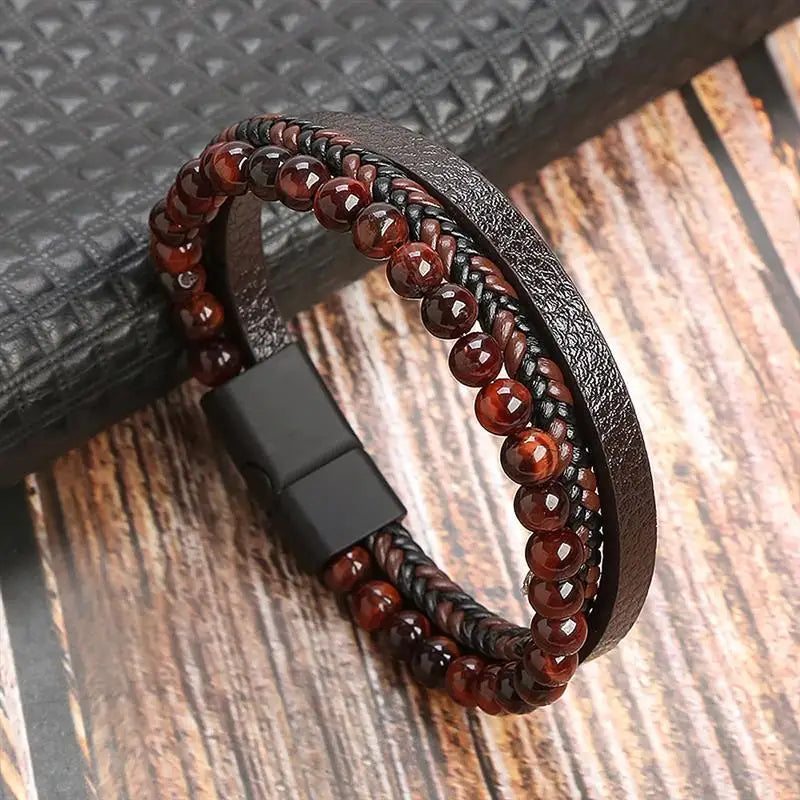 Woven Leather Bracelet