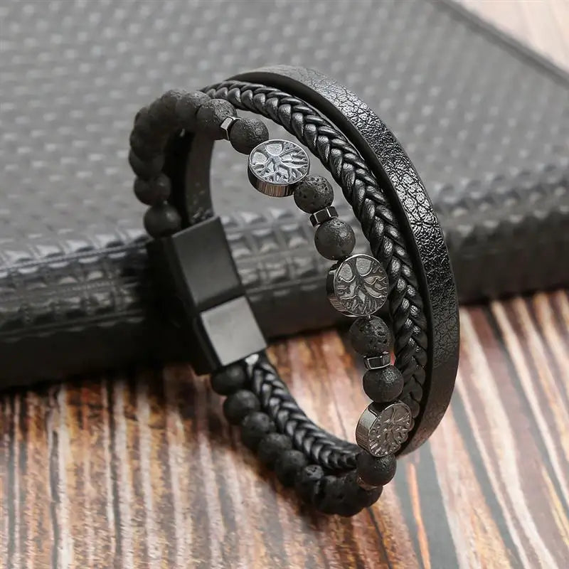 Woven Leather Bracelet