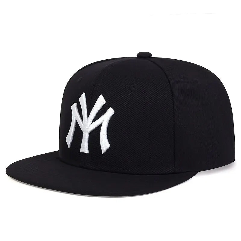 Letter Embroidered Baseball Cap — Unisex Adjustable Hip-Hop Hat