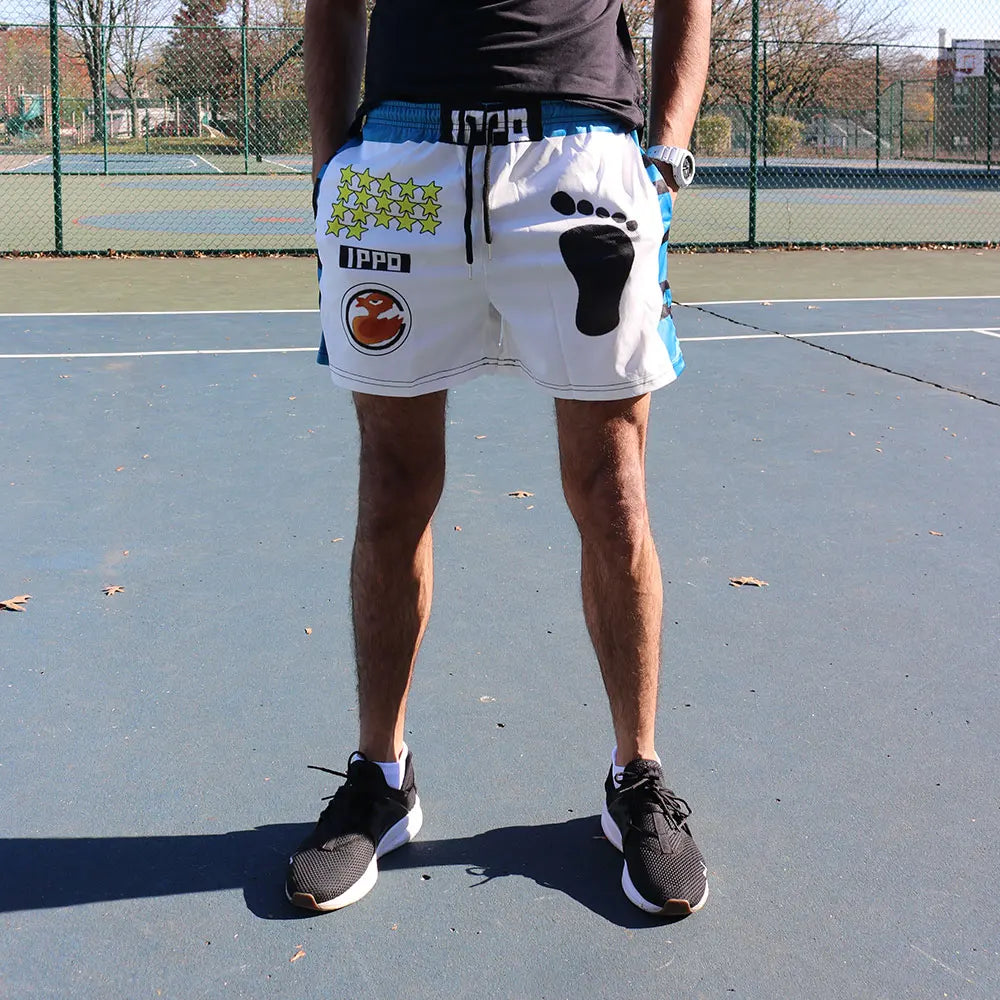 3D Print Sport Shorts — Men's Quick-Dry Gym & Beach Jogger Shorts