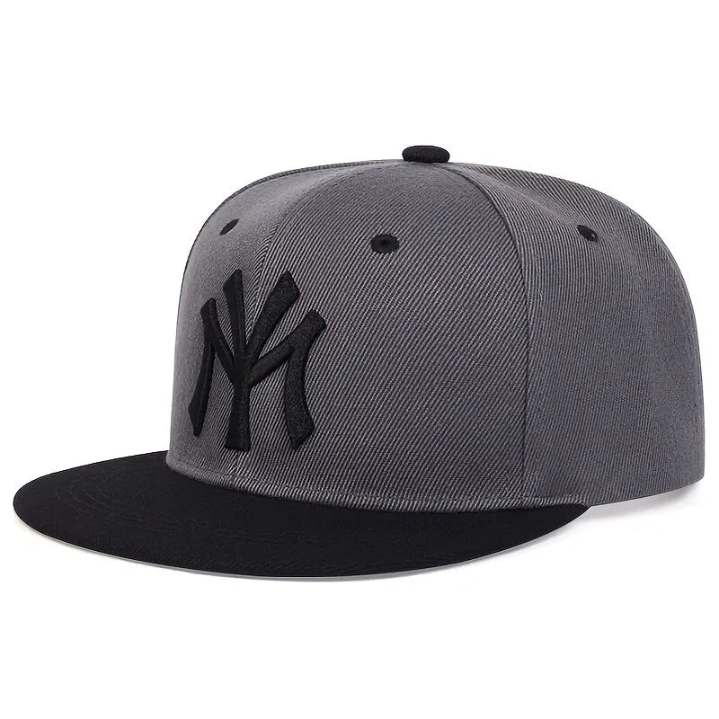 Letter Embroidered Baseball Cap — Unisex Adjustable Hip-Hop Hat