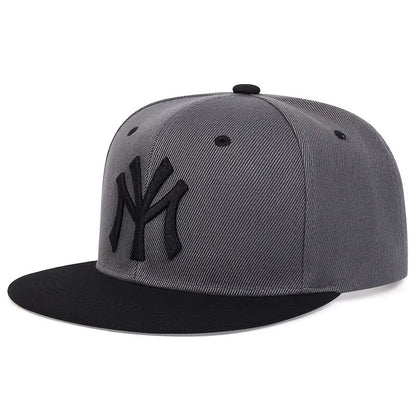 Letter Embroidered Baseball Cap — Unisex Adjustable Hip-Hop Hat