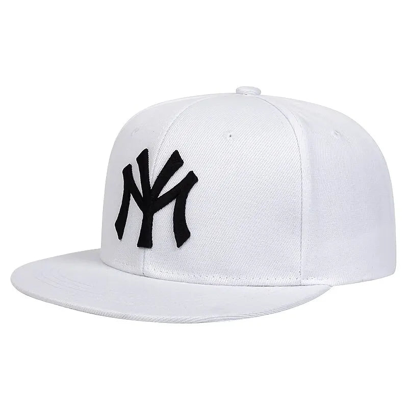 Letter Embroidered Baseball Cap — Unisex Adjustable Hip-Hop Hat