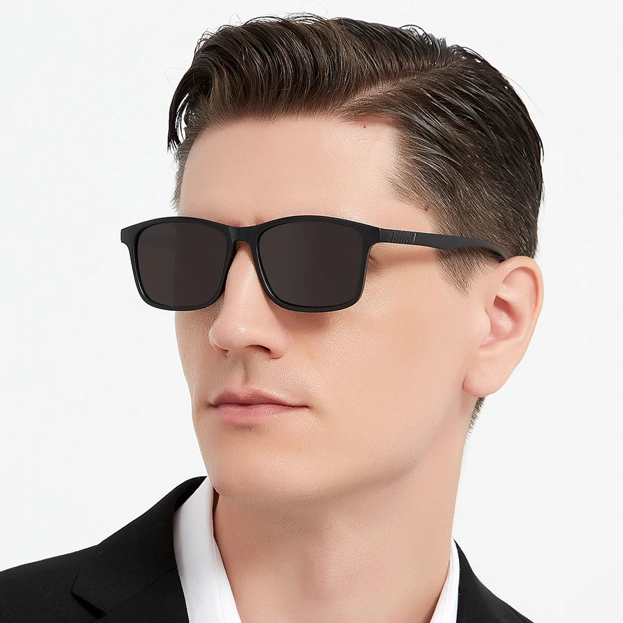 6-Piece Vintage Square Sunglasses Set | Anti-Glare Retro Eyewear
