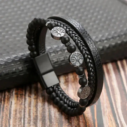 Woven Leather Bracelet