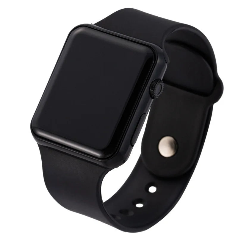LED Digital Sport Watch — Unisex Silicone Band Casual Watch