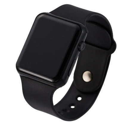LED Digital Sport Watch — Unisex Silicone Band Casual Watch