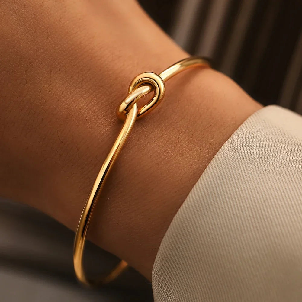 Woven Steel Cuff Bracelet