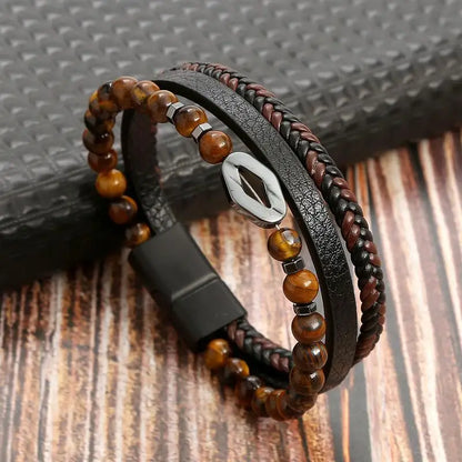 Woven Leather Bracelet