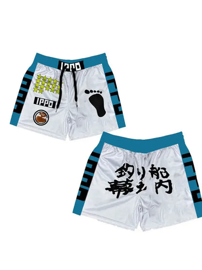3D Print Sport Shorts — Men's Quick-Dry Gym & Beach Jogger Shorts