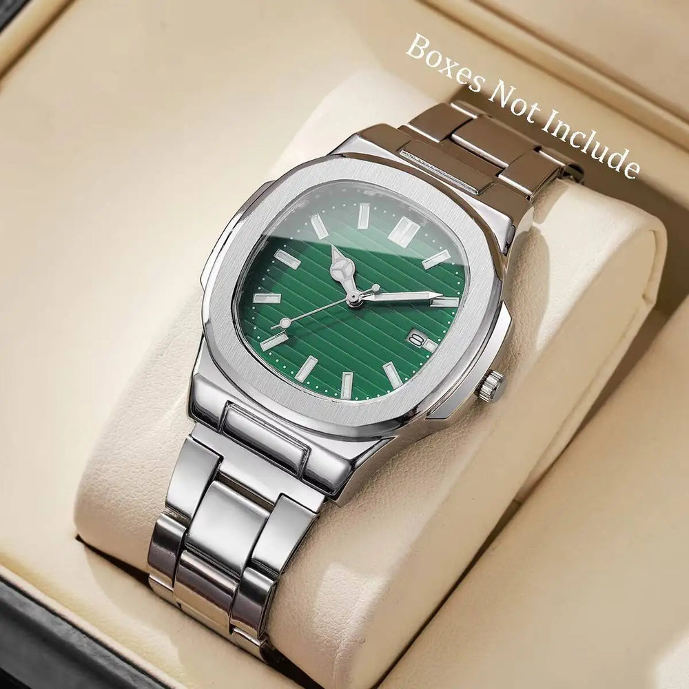 Mens Luxury Quartz Business Watch Steel Band