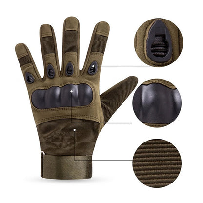 Tactical Hard-Shell Riding Gloves — Unisex Outdoor Sports Gloves