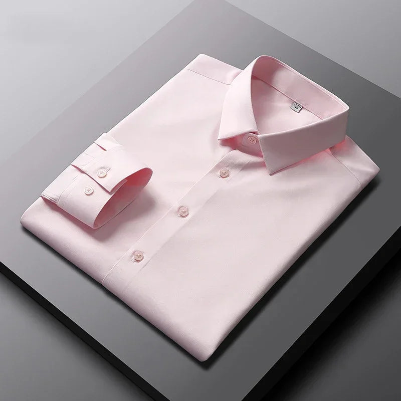 Mens wrinkle free smart shirt