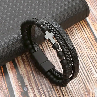 Woven Leather Bracelet