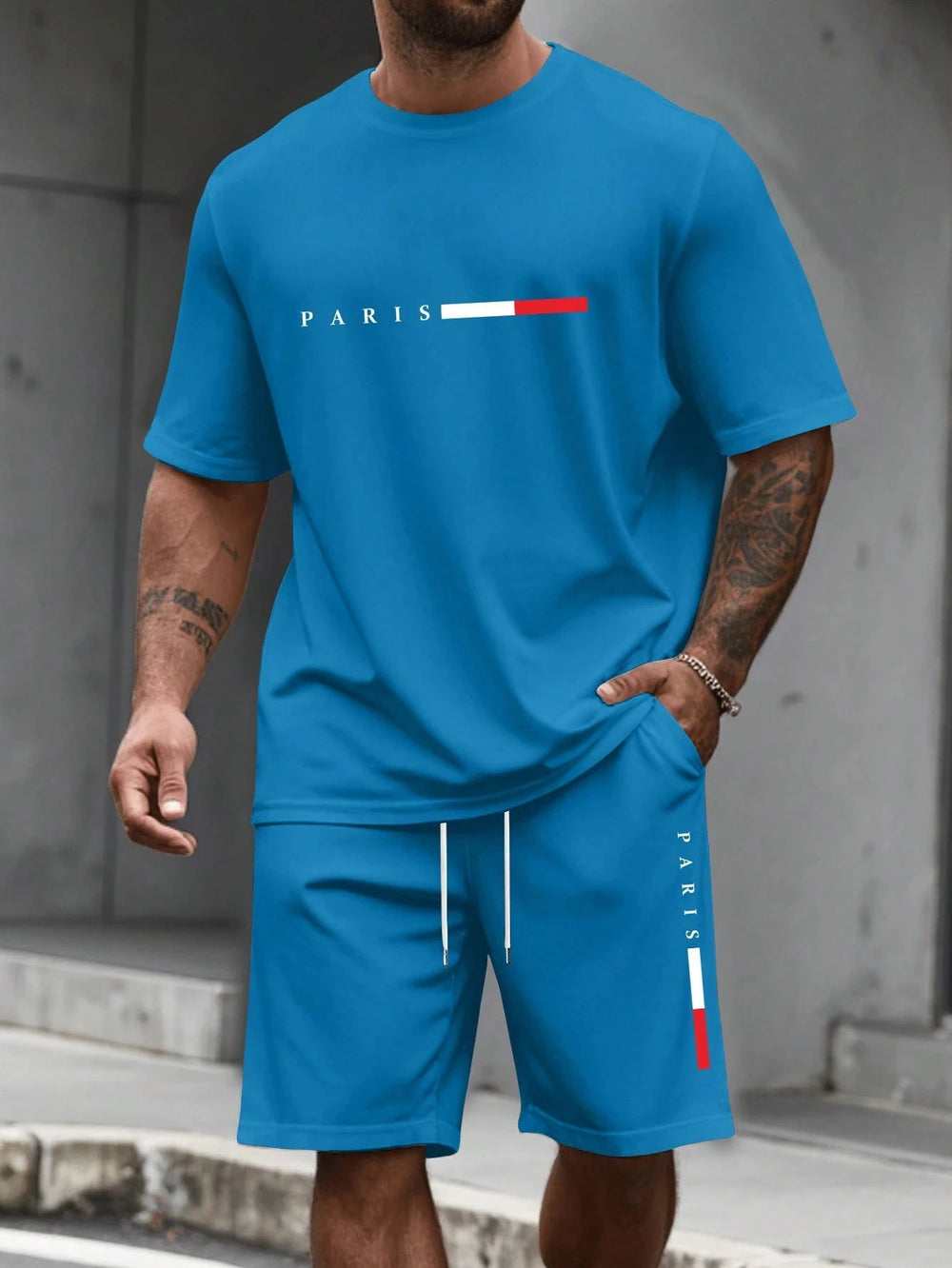 Run-Ready Set Mens Stylish 2 Piece Set
