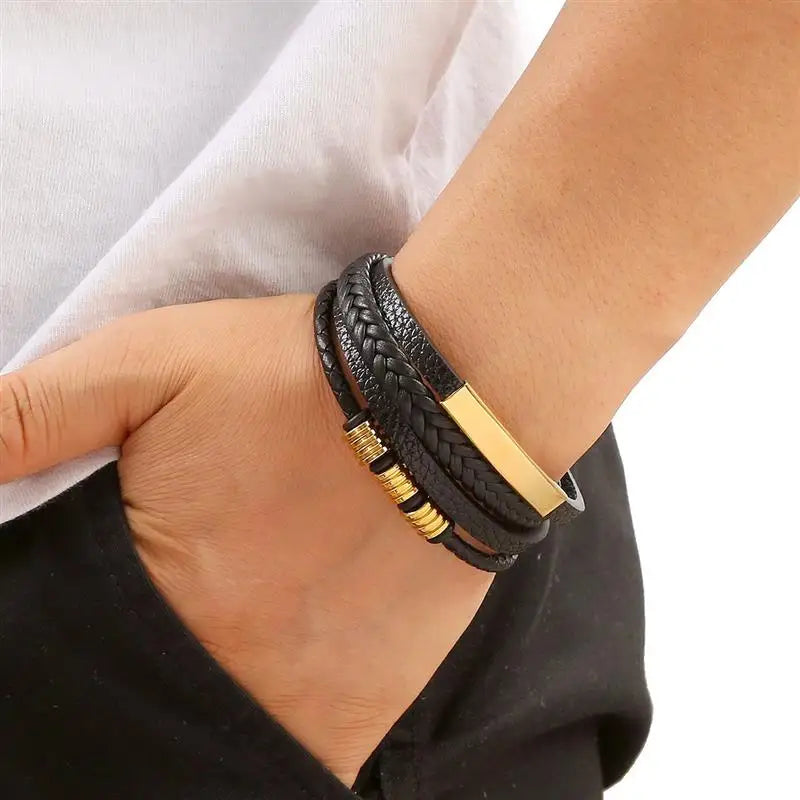Woven Leather Bracelet