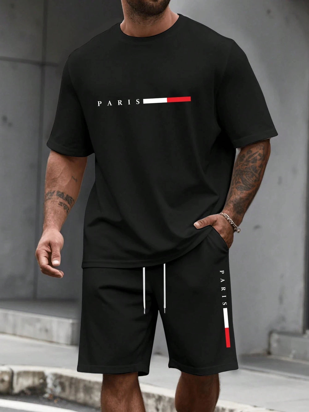 Run-Ready Set Mens Stylish 2 Piece Set
