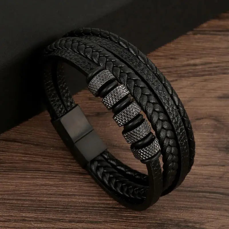 Woven Leather Bracelet