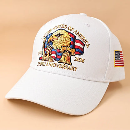 Washed Cotton Eagle Print Trucker Hat — Unisex Adjustable Baseball Cap