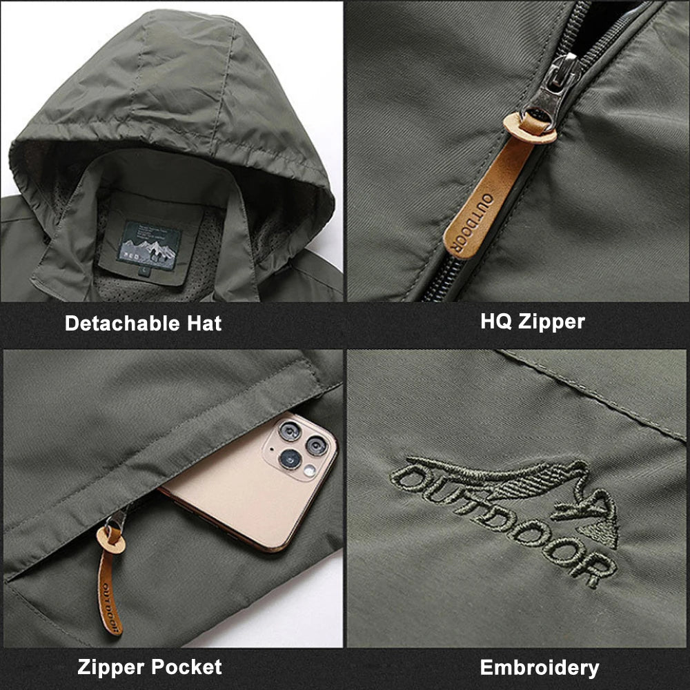 Tactical Waterproof Windbreaker
