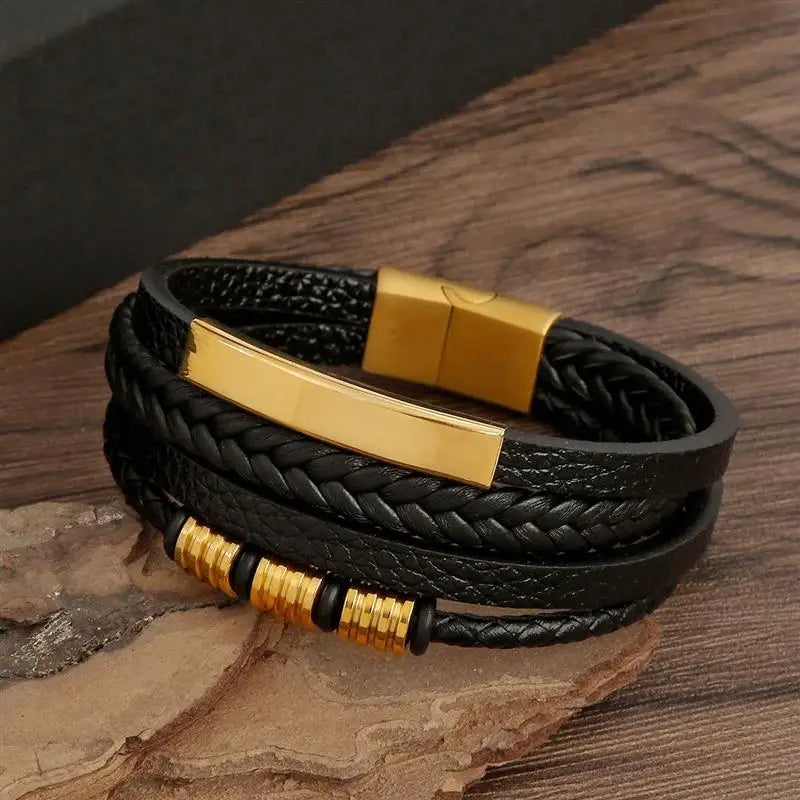 Woven Leather Bracelet