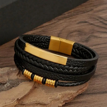 Woven Leather Bracelet