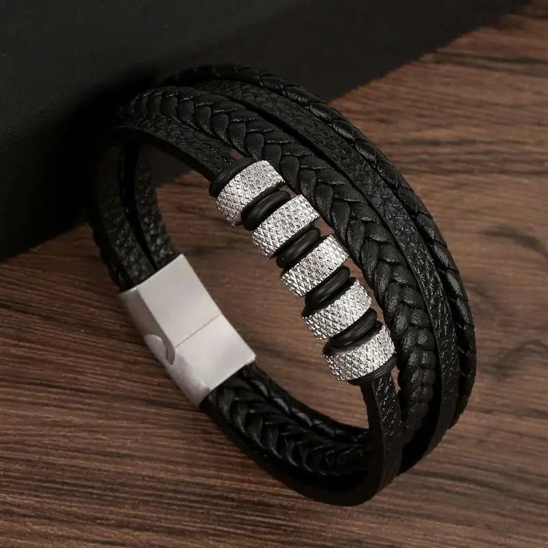 Woven Leather Bracelet