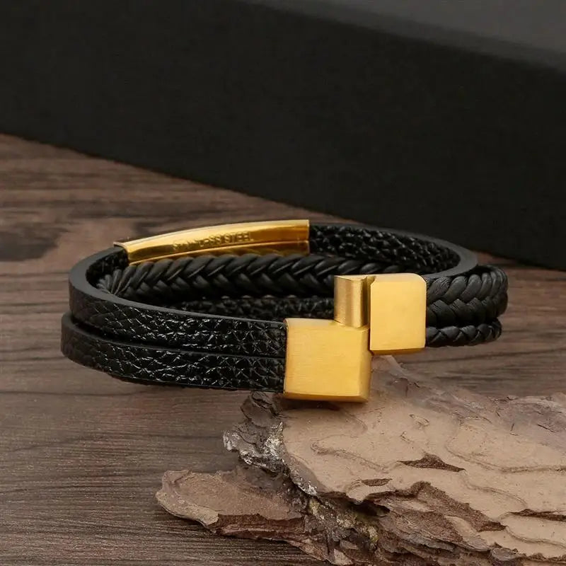 Woven Leather Bracelet