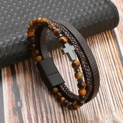 Woven Leather Bracelet