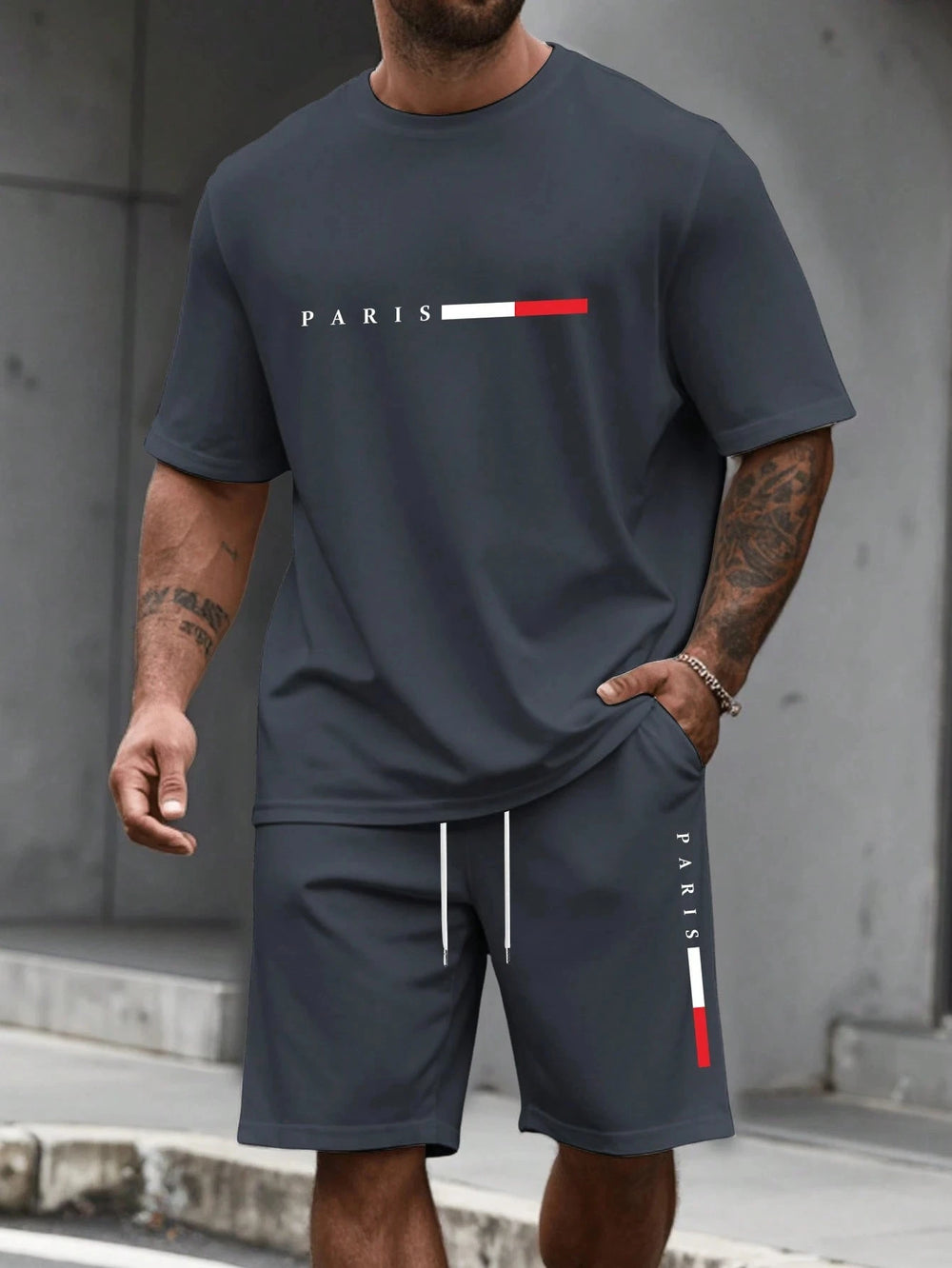Run-Ready Set Mens Stylish 2 Piece Set