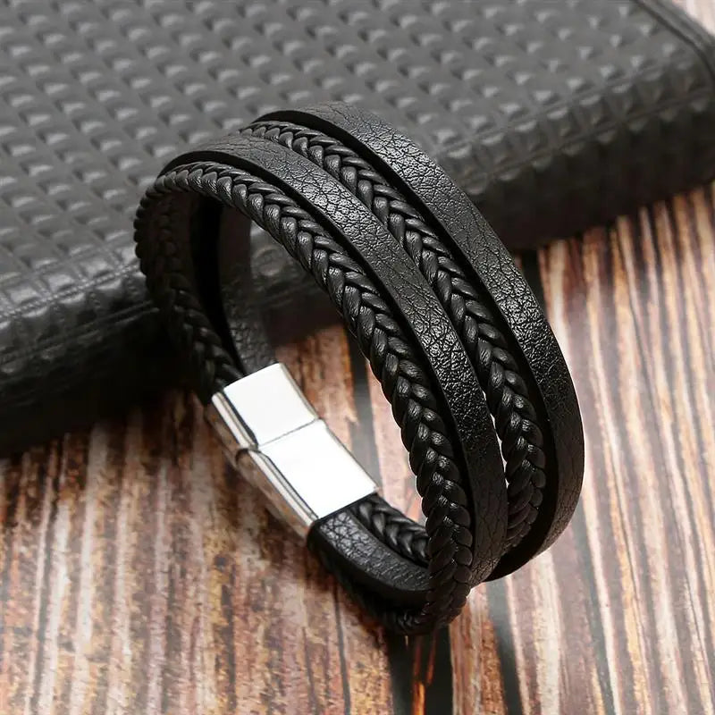 Woven Leather Bracelet