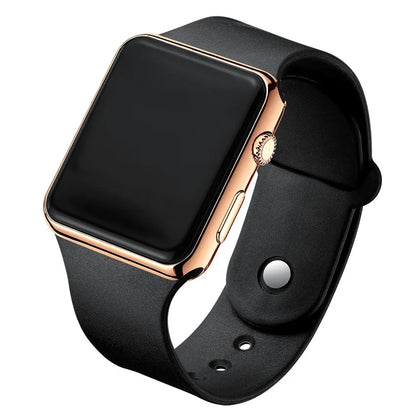 LED Digital Sport Watch — Unisex Silicone Band Casual Watch