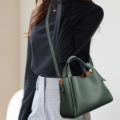 Luxury Handbags Retro Fashion Simple New Large Capacity Bucket Bag