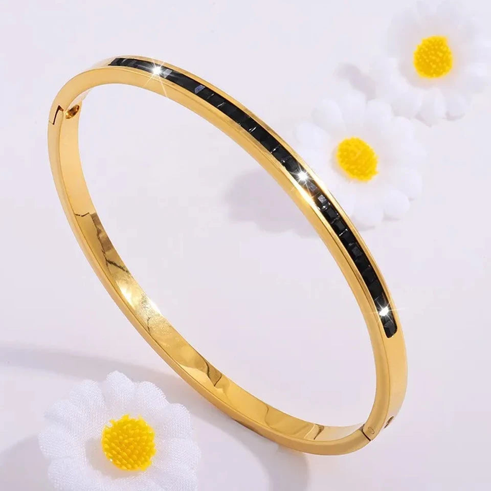 Zirconia Bangle Set