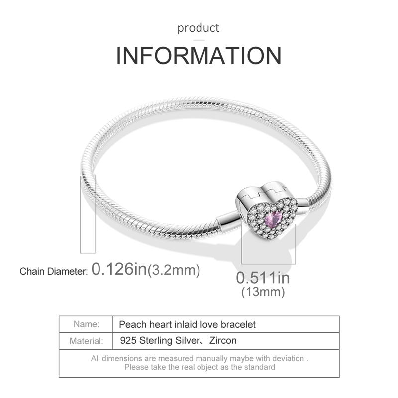 Silver Heart Charm Bracelet
