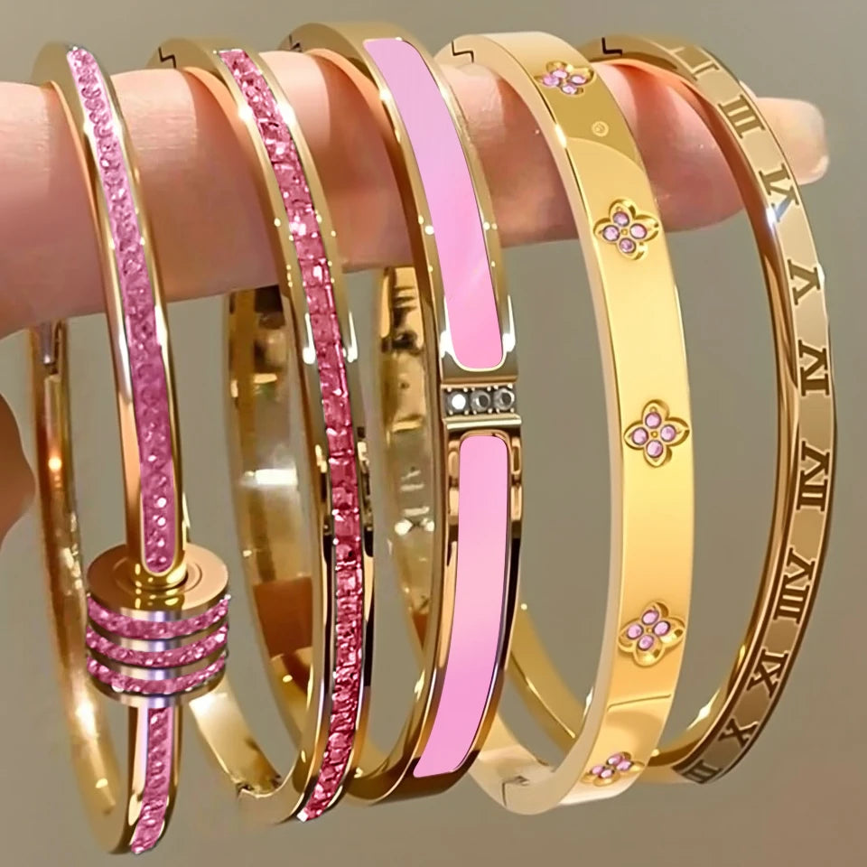Zirconia Bangle Set