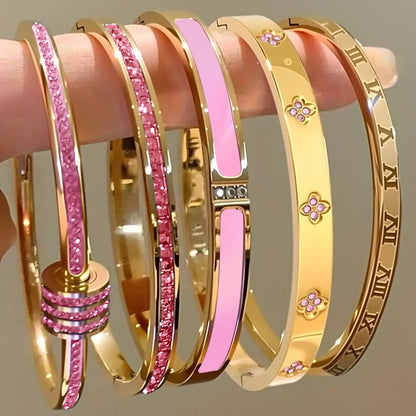 Zirconia Bangle Set