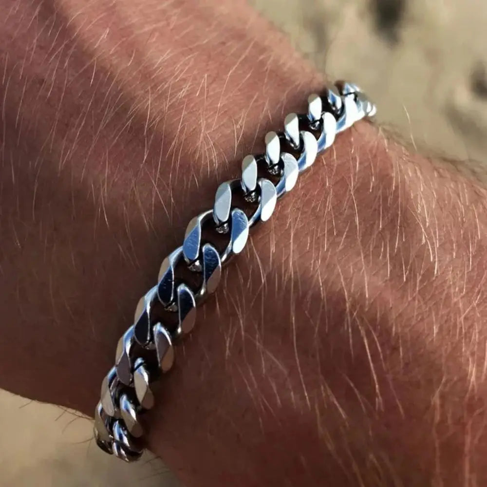 Wannee Cuban Chain Bracelet 3,5,7mm Width