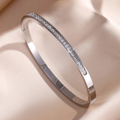 Zirconia Bangle Set