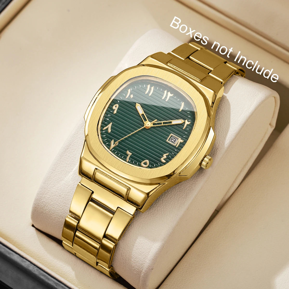 Quartz Luxury Men timepiece Watches, fashinable Stainless Steel Strap with Calendar