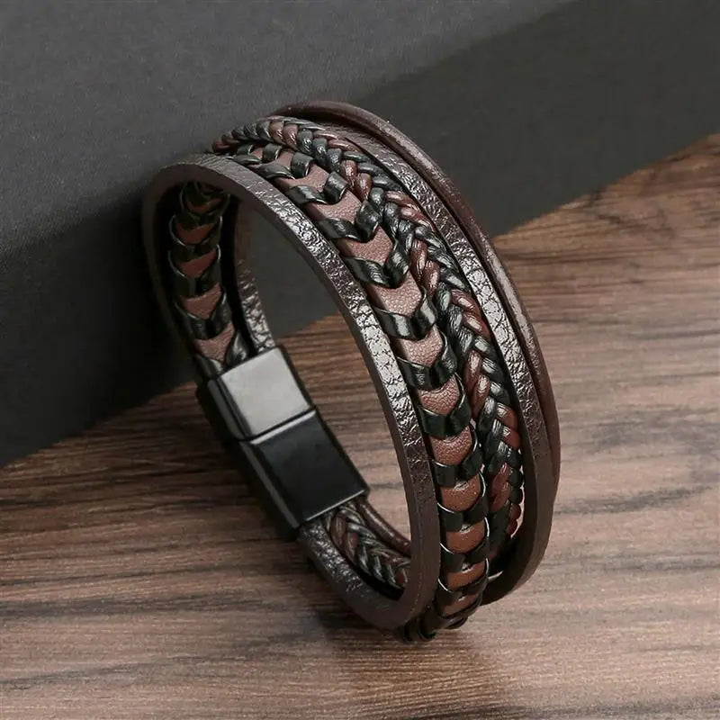 Woven Leather Bracelet